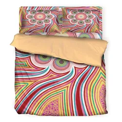 Aboriginal Urban Bedding Set Meeting Places Color Pastel