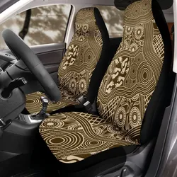 Aboriginal Rarrk Car Seat Cover Pathways Beige