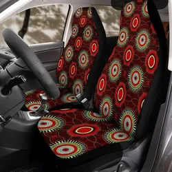 Aboriginal Dot Painting Car Seat Cover Sacred Connections Red