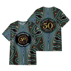 Aboriginal Dot Painting T-Shirt 50 Years Of Deadly