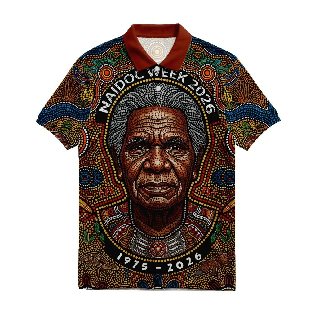 Aboriginal Dot Painting Polo Shirt The Story Keeper NAIDOC 2026