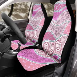 Aboriginal Urban Car Seat Cover Bush Plant Pink