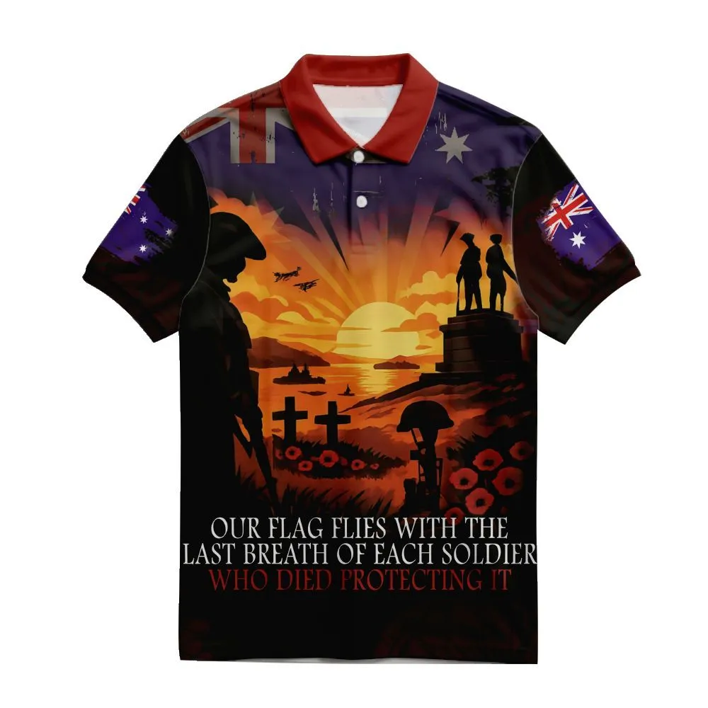 Lest We Forget Polo Shirt Who Died Protecting It