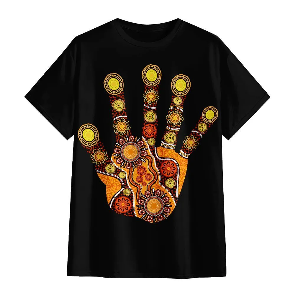 Aboriginal Dot Painting Unisex Shirt Hand Prints