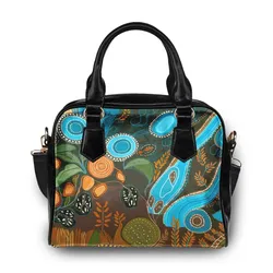 Aboriginal Urban Shoulder Handbag Plants