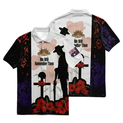 Lest We Forget Polo Shirt Lest We Will Remember Them