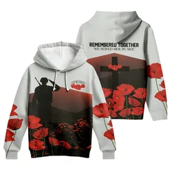 Lest We Forget Hoodie Lest We Forget Red Poppy Zip Up Hoodie