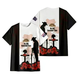Lest We Forget T-Shirt Lest We Will Remember Them