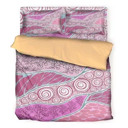 Aboriginal Urban Bedding Set Bush Plant Pink
