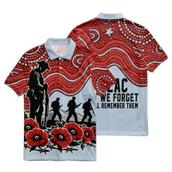 Lest We Forget Polo Shirt Aboriginal We Will Remember Them