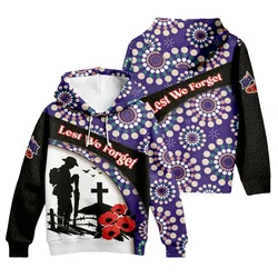 Lest We Forget Hoodie Aboriginal Lest We Forget Zip Up Hoodie